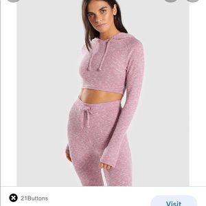 Gymshark slounge set color pink